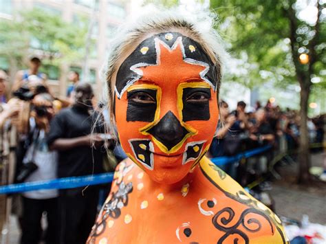 nude body paint|See stunning photos from this year’s nude bodypainting day in NYC